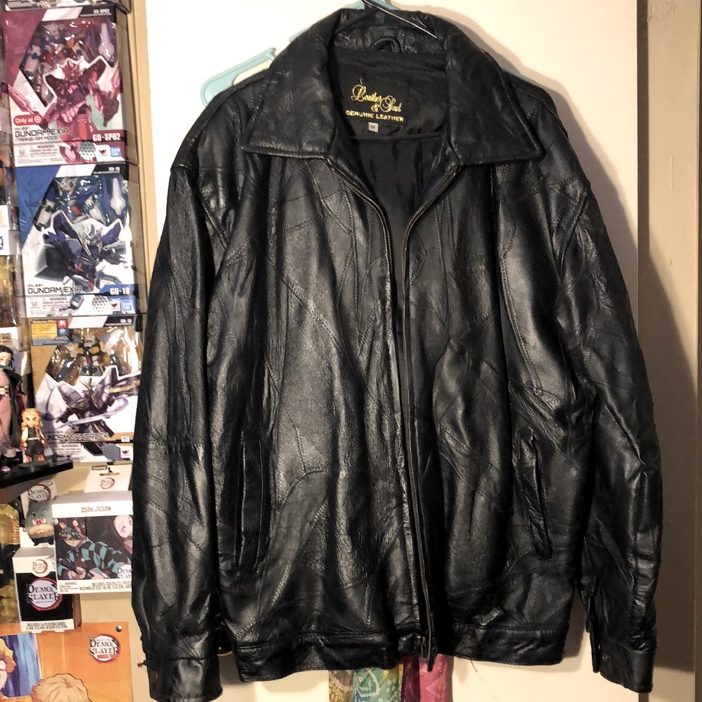 Leather and Soul Patchwork Leather Jacket Men’s USM